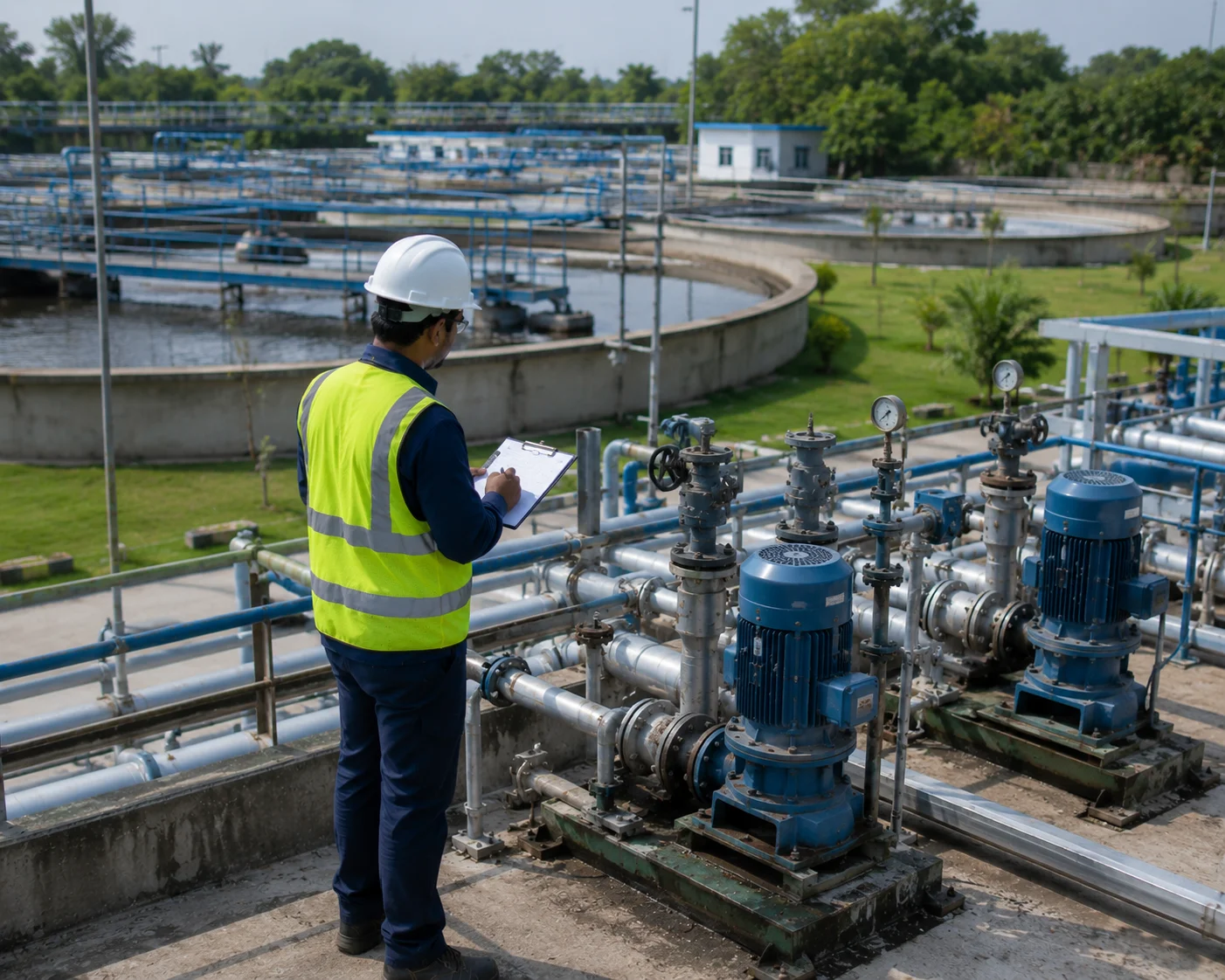 Environmental treatment plant operation, maintenance and technical support