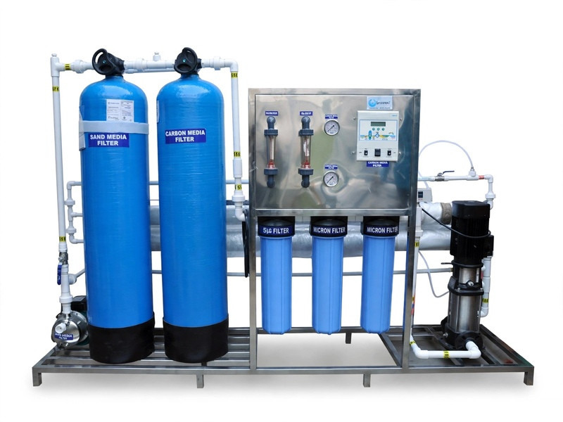 Completed Reverse Osmosis (RO) water treatment plant