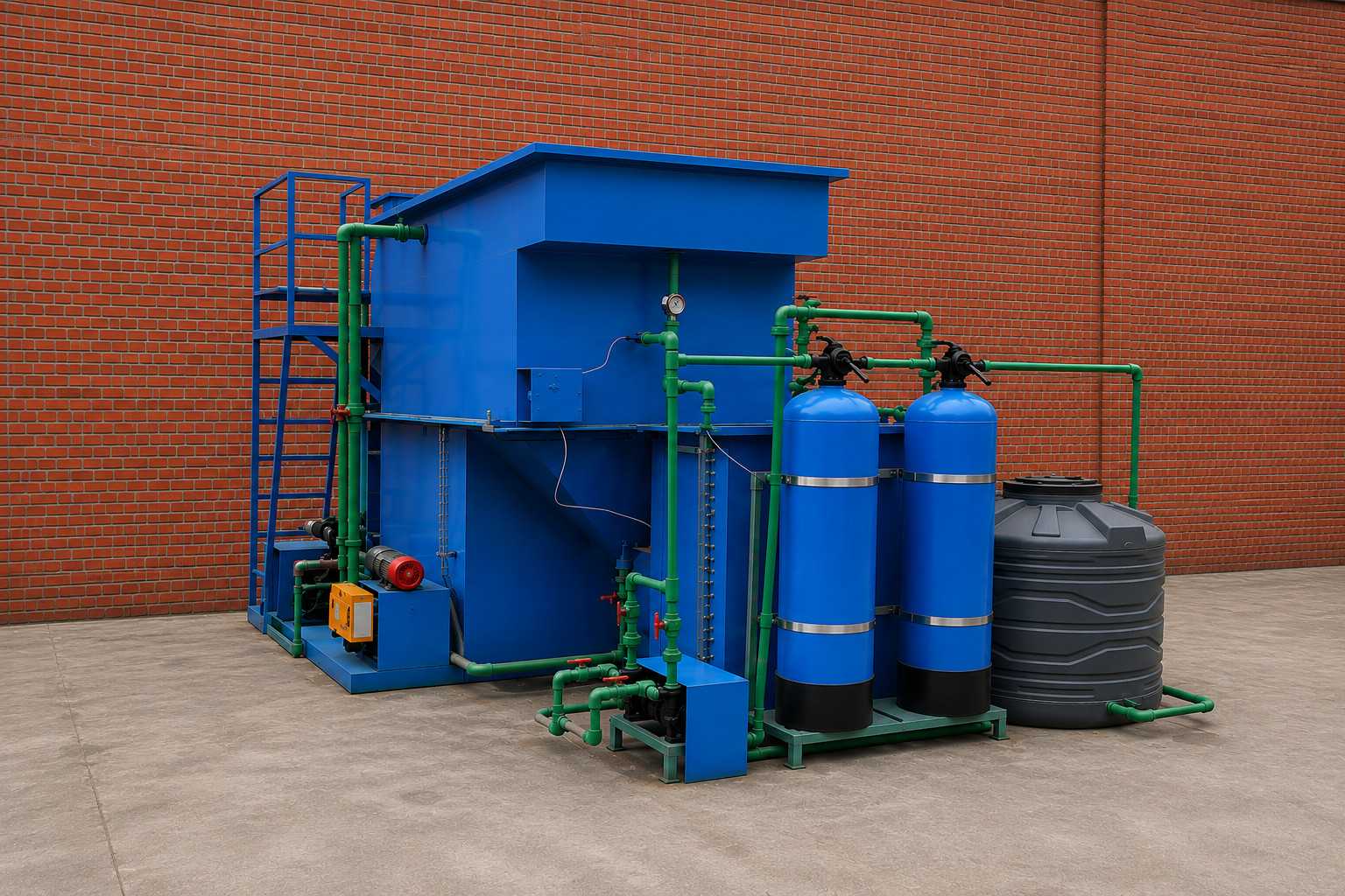Effluent Treatment Plant (ETP) for industrial wastewater treatment