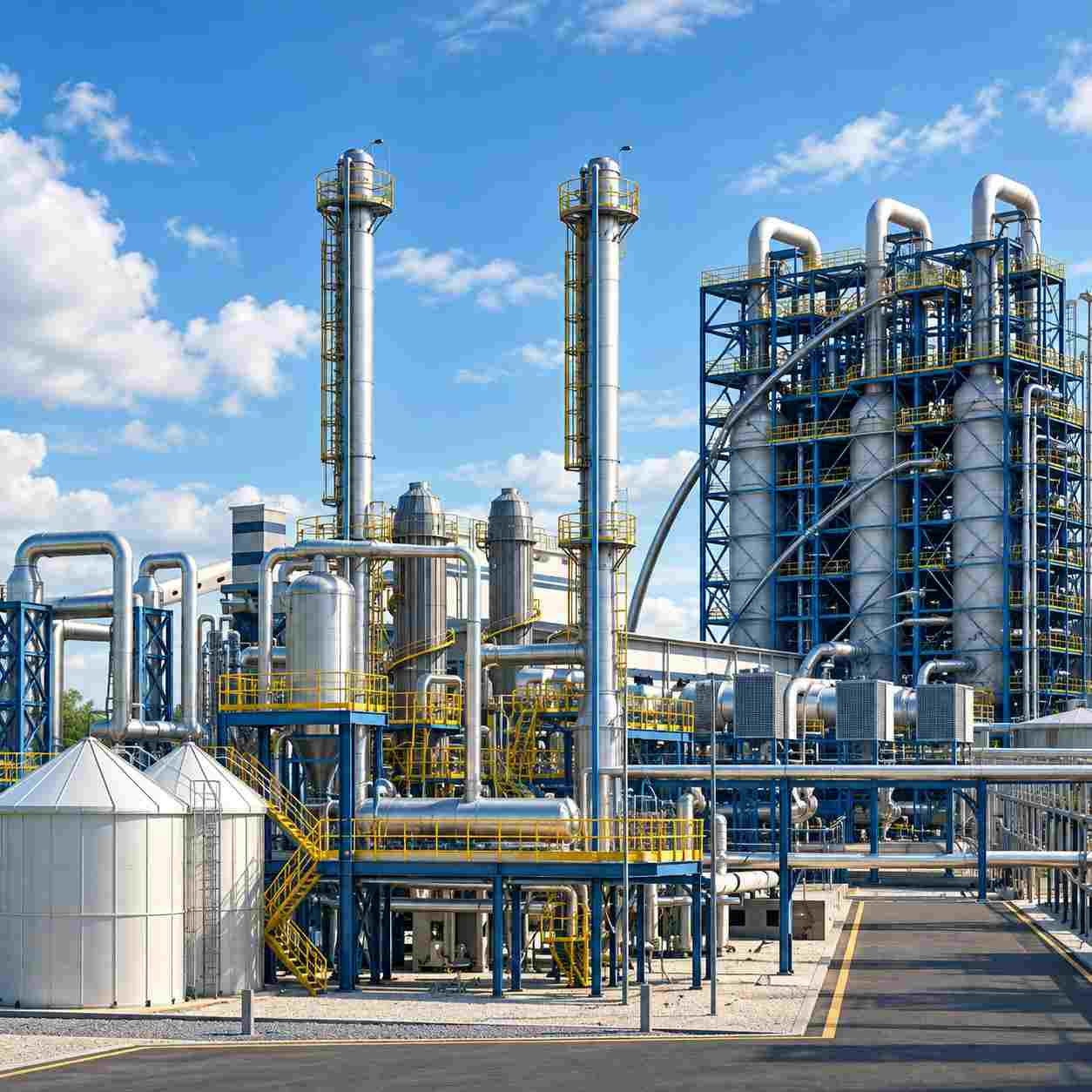 Large-scale Zero Liquid Discharge (ZLD) treatment plant