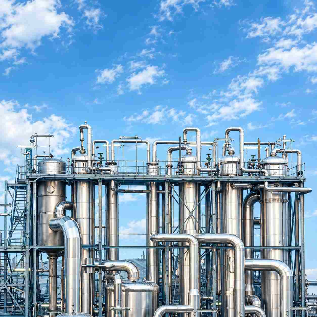 Industrial Zero Liquid Discharge (ZLD) plant facility