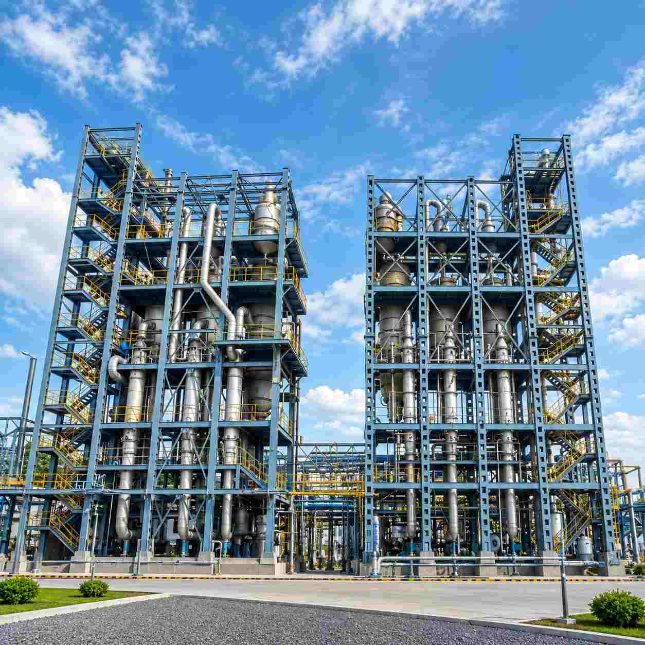 Zero Liquid Discharge (ZLD) plant twin tower installation