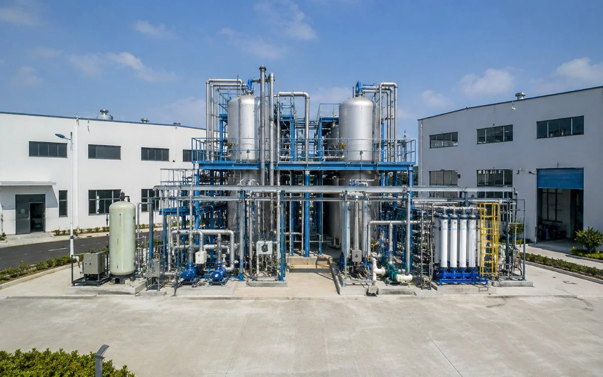 Turnkey environmental engineering project with treatment plant installation