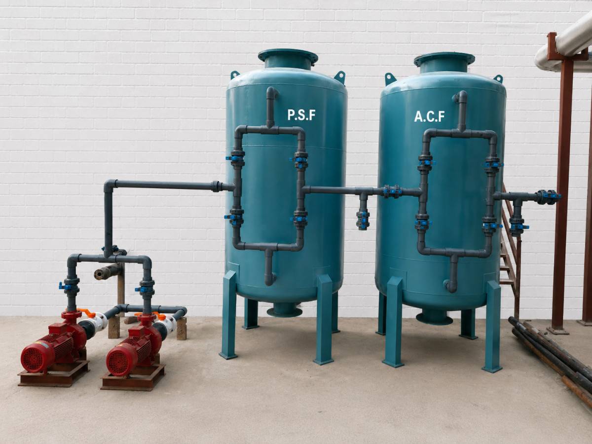 Water Treatment Plant (WTP) project equipment