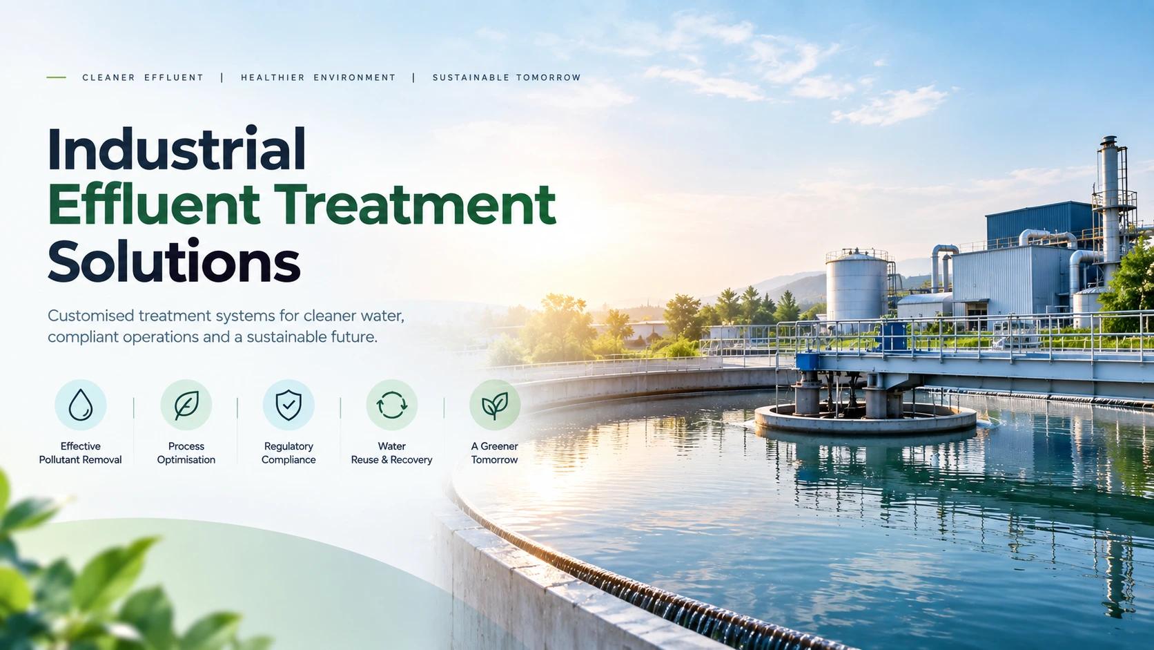 ETP in Baddi for industrial wastewater treatment and effluent management